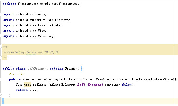 LeftFragment.java